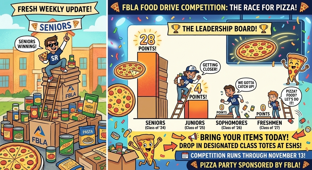 2026 Annual ESHS FBLA Thanksgiving Food Drive