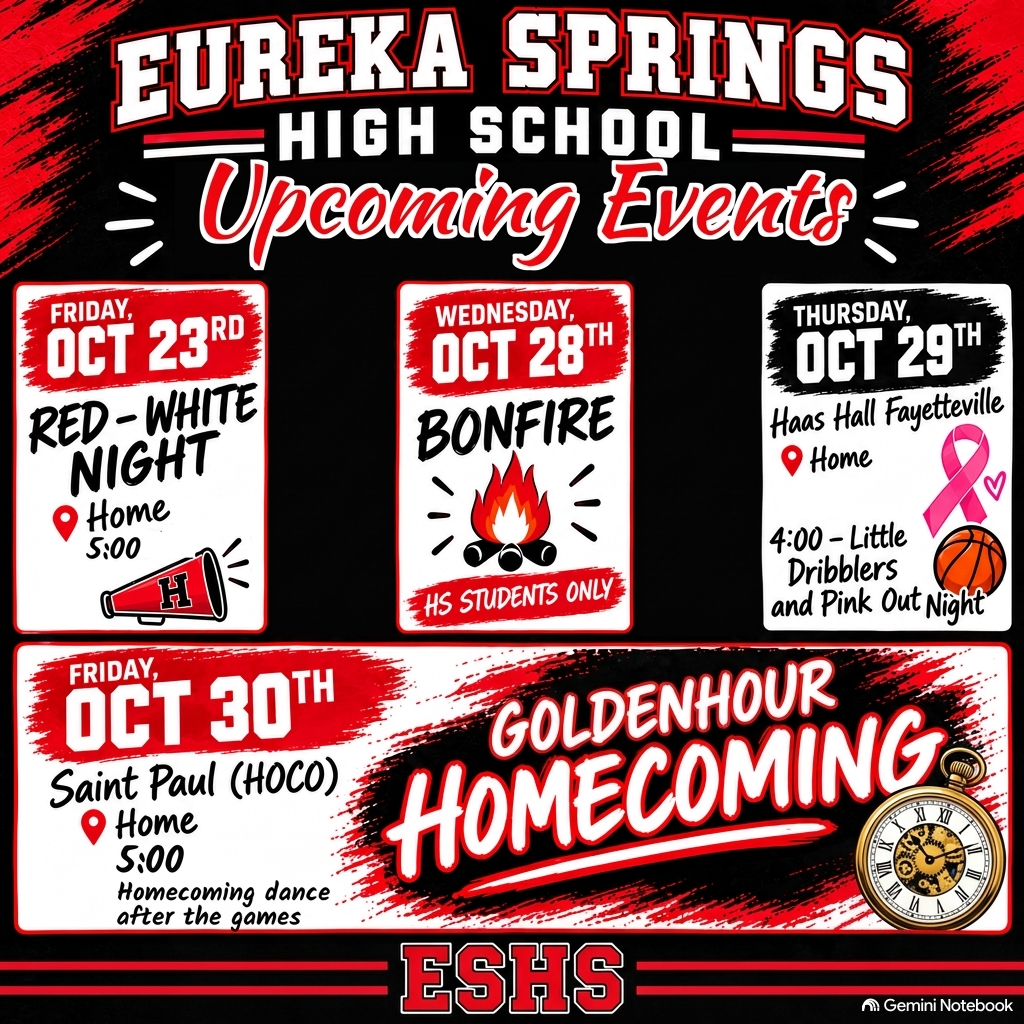 ESHS upcoming events