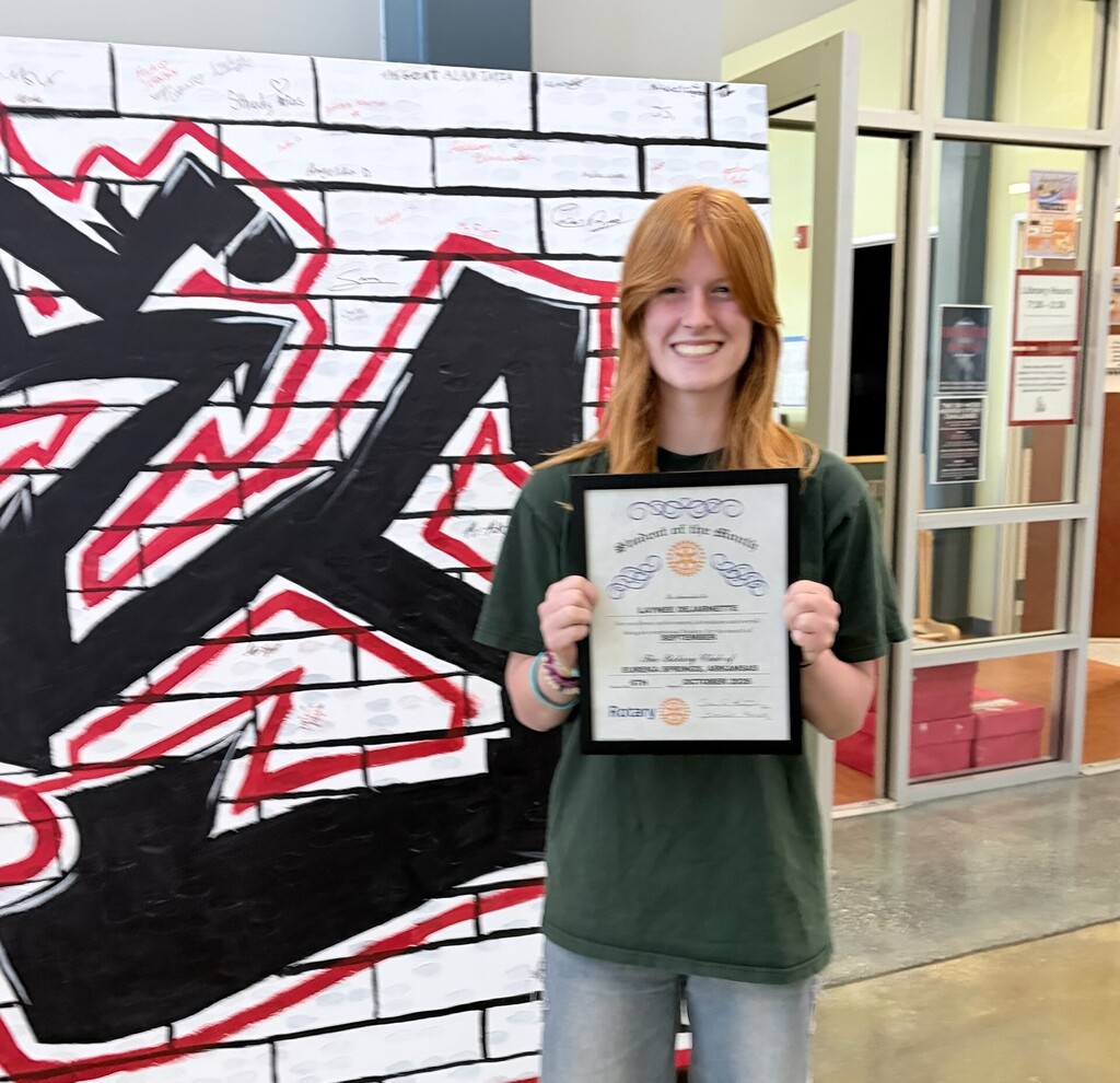 Rotary Student of the Month