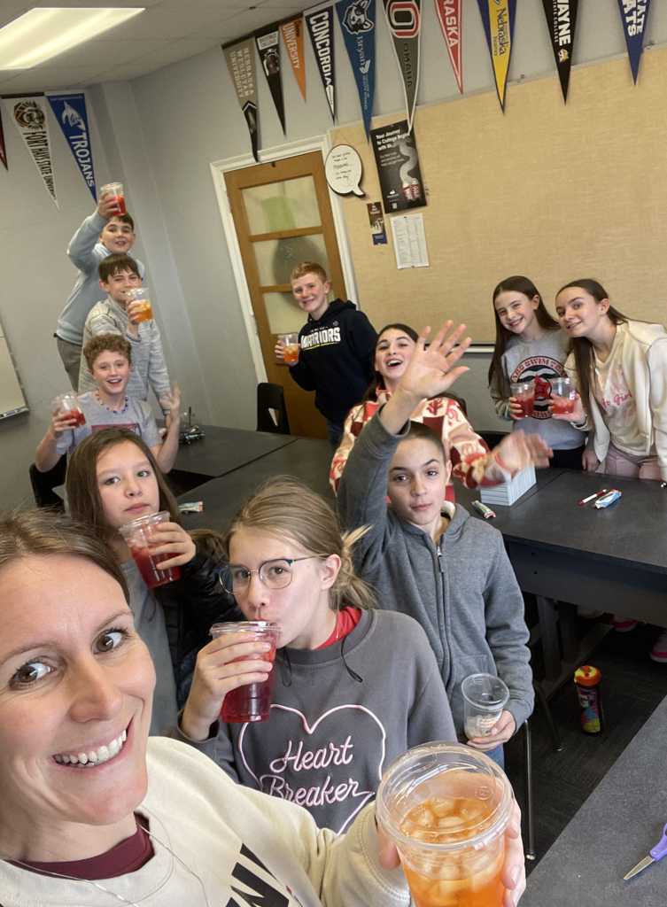6th grade valentine drinks