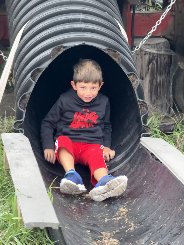 Student at the bottom of the slide