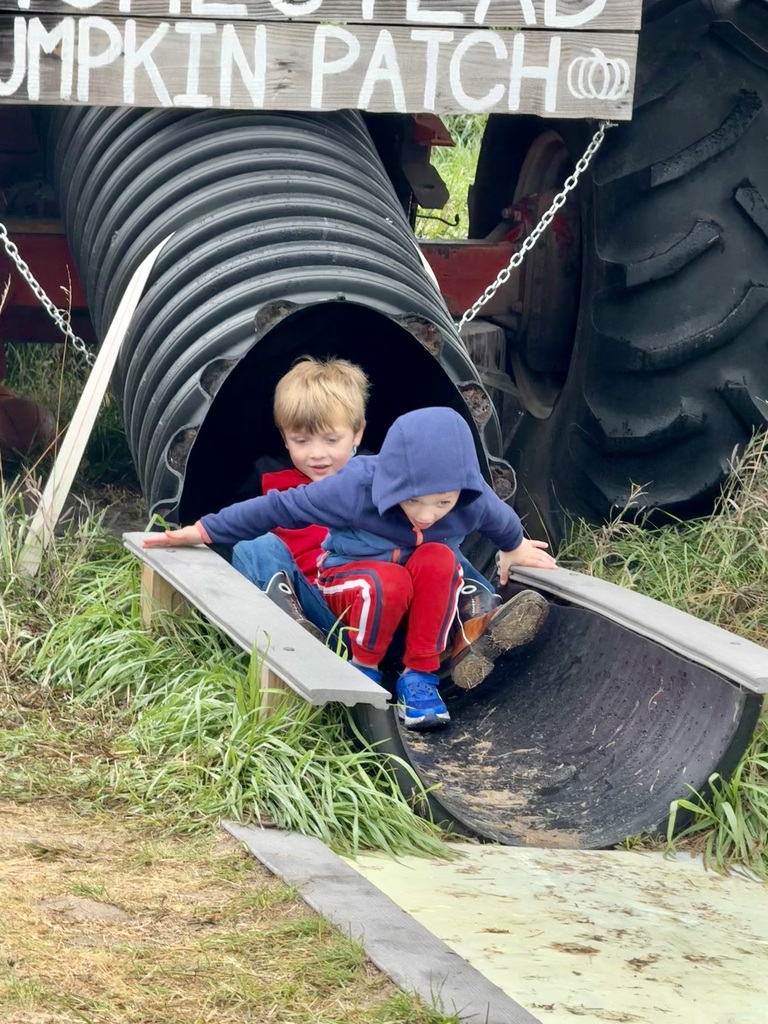 Students at the bottom of the slide