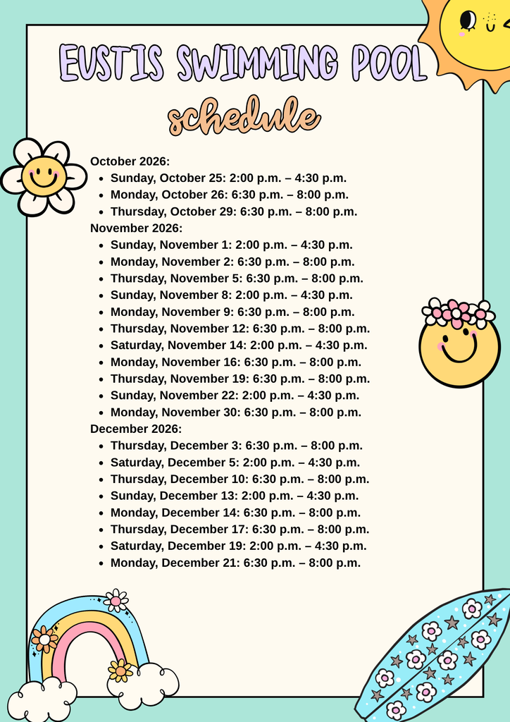 Open Swim Schedule