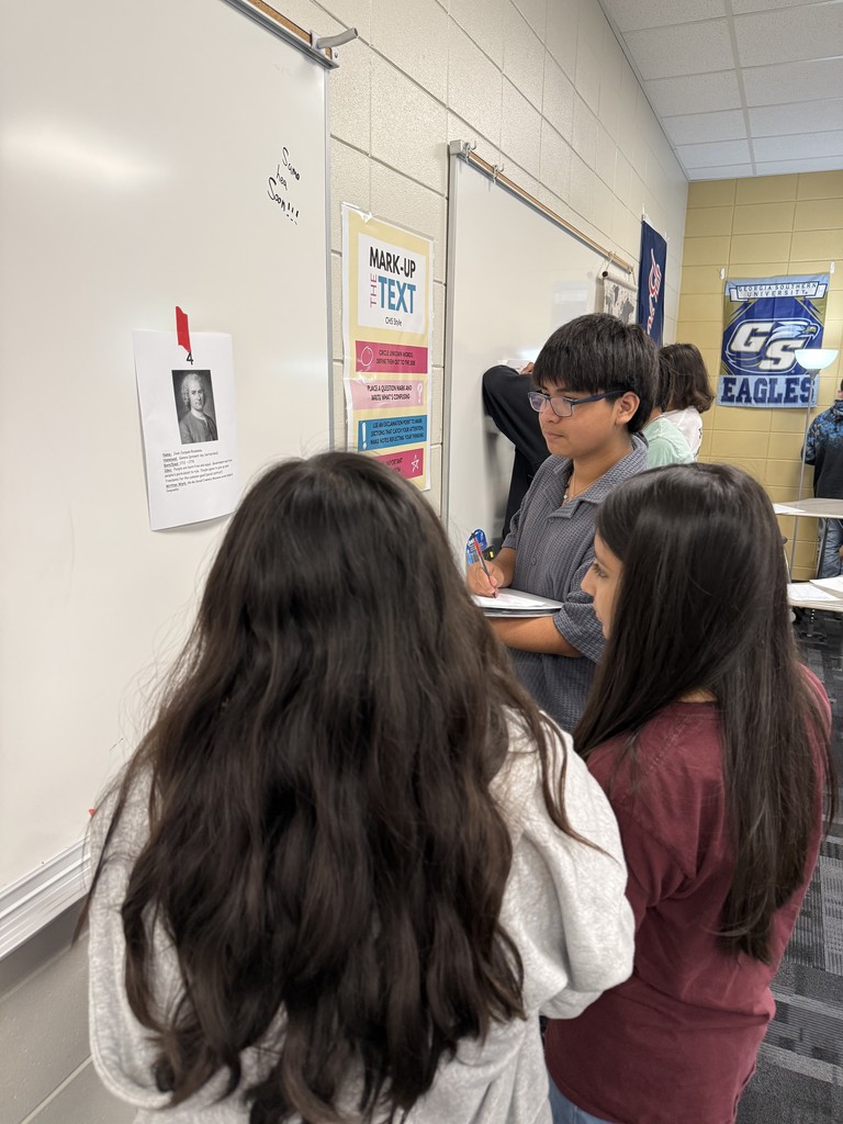 📚💡 Our CHS Tigers kicked off the American Government course with an exciting Gallery Walk! 🐅✨ Students explored how Enlightenment Thinkers like John Locke, Thomas Hobbes, Baron de Montesquieu, and Jean-Jacques Rousseau laid the foundation for the values and structure of American society and government.📝  👏 Coach Lanier's class dove into big ideas like natural rights, separation of powers, and the social contract—all while repping that Black & Gold pride! 🖤💛  #ClaxtonTigers #CHSPride #AmericanGovernment #EnlightenmentThinkers #GalleryWalk #LearningInAction #BlackAndGoldStrong