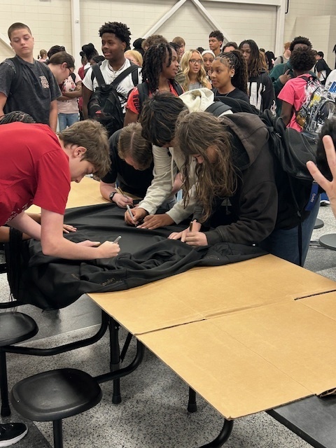 🎉 Welcome, Class of 2029! 🎉 On the beautiful morning of Friday, August 8, 2025, our CHS freshmen marked the beginning of their high school journey with a heartfelt Commitment Ceremony! 🖊️✨  We were honored to welcome back CHS alumnus and 2025 Vanderbilt University graduate, Stephan Bellamy, who inspired our newest Tigers with powerful words about the value of education and perseverance. 🎓📚💪  As a meaningful symbol of their commitment, the Class of 2029 signed a graduation gown 👕—a pledge to walk across that stage as proud CHS graduates in four years! 🎯🎓  📸 After capturing a group photo full of smiles and excitement, families and students enjoyed refreshments and celebrated this special moment together. 🥤🍪  We’re thrilled to watch this class grow, achieve, and leave their legacy at CHS. Here's to a future full of memories, milestones, and #TigerPride! 💛🖤  💥 Go Tigers! 💥 #CHSClassOf2029 #CommitmentCeremony #WelcomeFreshmen #TigerPride #BlackAndGold #FutureGraduates #CHSFamily