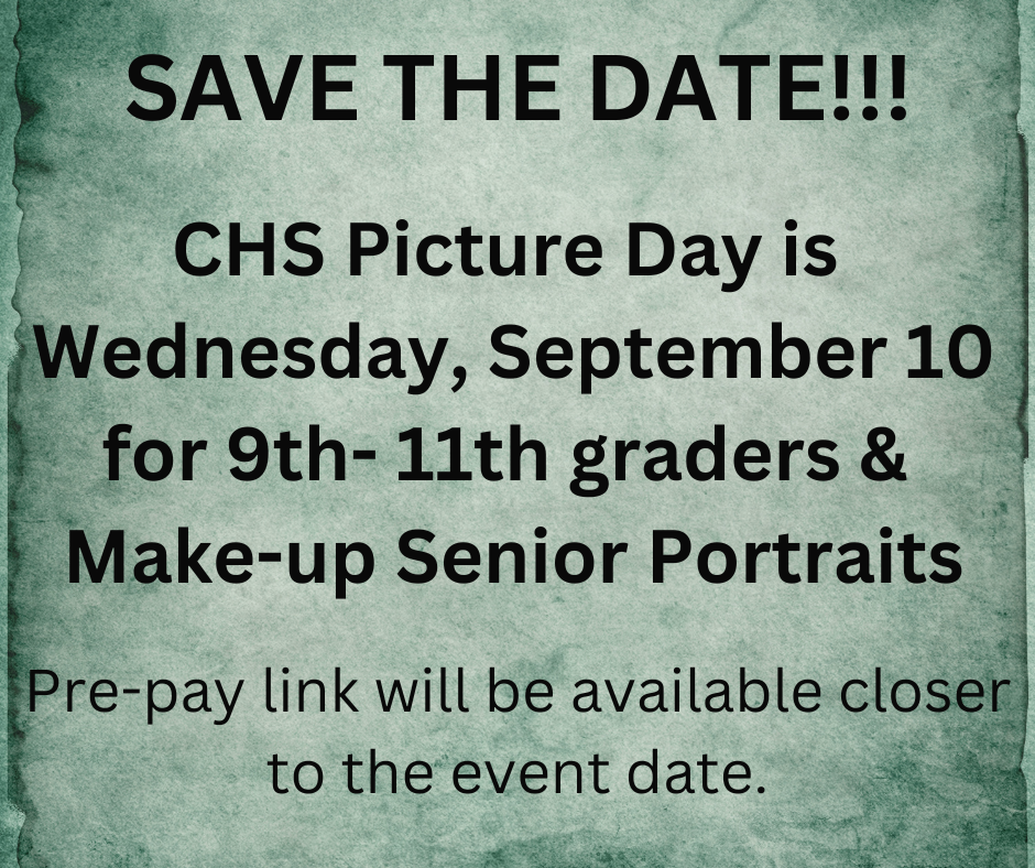 📸 Say Cheese, Tigers! 🖤💛 Claxton High School Picture Day for students in grades 9–11 🏫, plus make-up pictures for seniors 🎓, will be Wednesday, September 10, 2025!  🗓 Mark your calendars — more details coming soon! 📢  #ClaxtonHigh #TigerPride #PictureDay2025 #BlackAndGold #CHSTigers