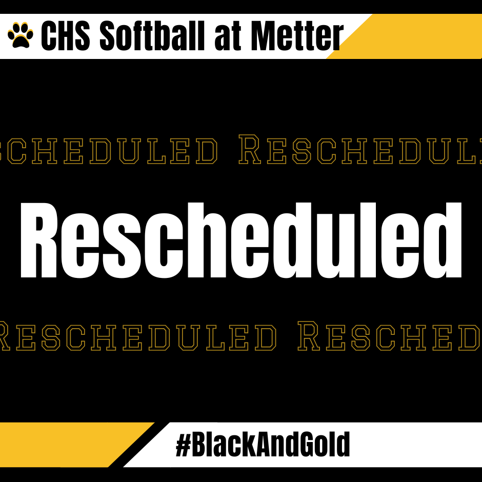 The CHS Varsity Softball game vs. Metter, originally rained out on Tuesday, August 19, 2025, has been rescheduled! 📅 📍 New Date: Tuesday, September 2, 2025 🕠 Time: 5:30 PM 📌 Location: Metter High School Come out and support our Lady Tigers as they bring the 🖤 & 💛 to the field! 🐅🔥 #ClaxtonTigers #TigerPride #SoftballStrong #BlackAndGold #GoTigers #CHSSoftball