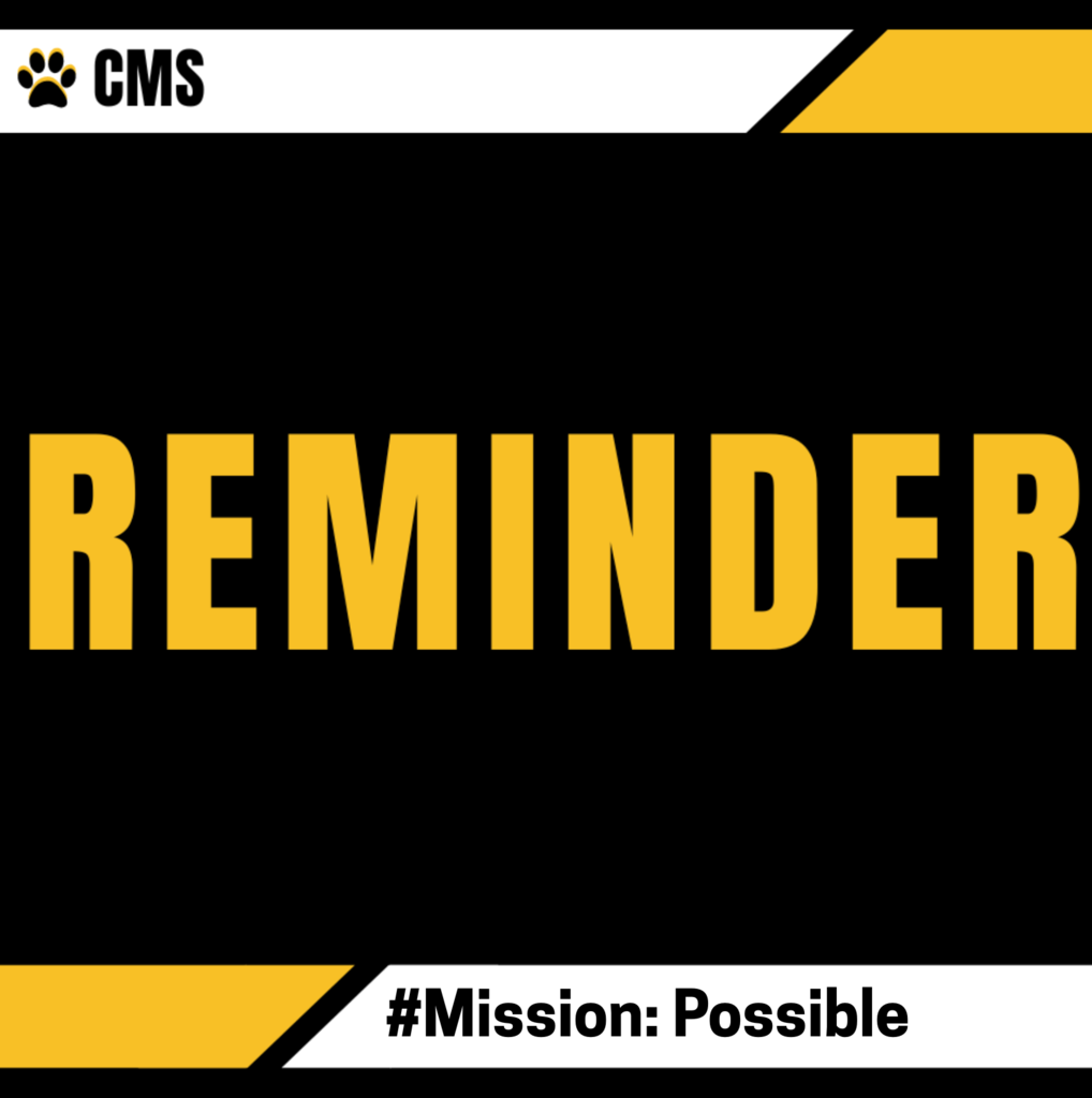 CMS Title I Meeting Sept. 18, 5:30 PM