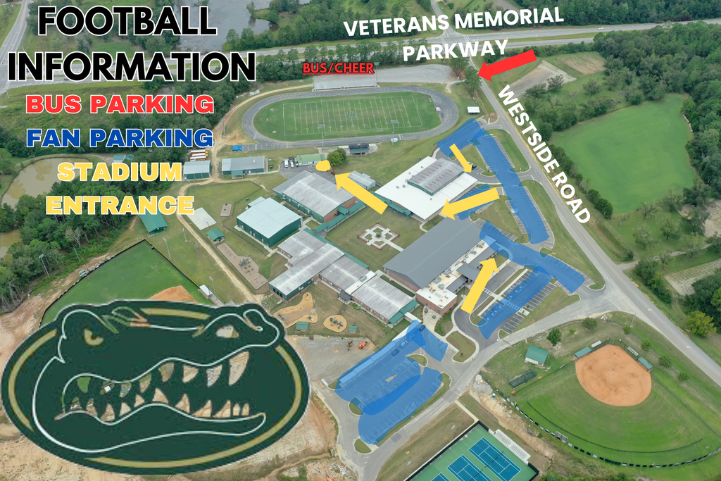 🏈🐅 TIGER FOOTBALL ALERT! 🐅🏈 The Claxton High School Varsity Tigers are hitting the road! 📍 Opponent: Bulloch Academy 📅 Friday, August 22, 2025 ⏰ Kickoff: 7:30 PM 📌 Address: 873 Westside Rd, Statesboro, GA 30458 🚗 Stadium Entrance & Parking: Please see attached map. 🎟️ Gate Fees: Adult: $10 Student (1st Grade & up): $5 👉 We will accept GIAA & GHSA Passes Only 🖤💛 Wear your Black & Gold and come support our Tigers on the road! Let’s fill the stands with Tiger pride! 🐅🔥 #TigerNation #ClaxtonTigers #FridayNightLights #GoTigers #BlackAndGold