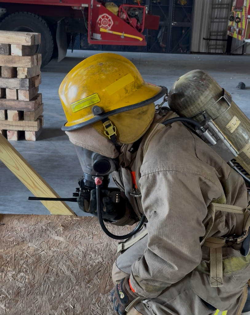 🎉🔥 The DEN at Claxton High School is proud to celebrate the 5th year of our Firefighting Program! 🚒👩‍🚒👨‍🚒  This year’s newest recruits are hard at work learning to function with their gear and equipment, building the skills they’ll need to serve our community. 💪  Training is taking place at the county’s new Public Safety Complex, and we are truly grateful for the partnership with the Evans County Commissioners, Evans County Fire & Rescue, and our amazing instructor, Brian Croft. 🙌👏  Go Tigers! 🐅🖤💛 #TigerPride #ClaxtonHigh #TheDEN #FirefightingProgram #CommunityStrong #EvansCounty #BlackAndGold
