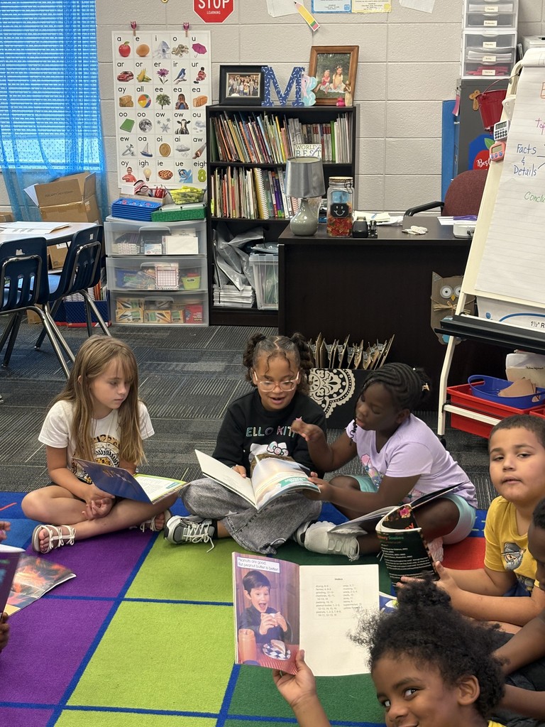 🔍📚 Reading Detectives at Work! 🕵️‍♀️✨  Mrs. Phillips’ class is working hard to boost their reading skills — whether diving into literary stories or searching for text features in nonfiction texts. They are smart detectives, uncovering meaning on every page!