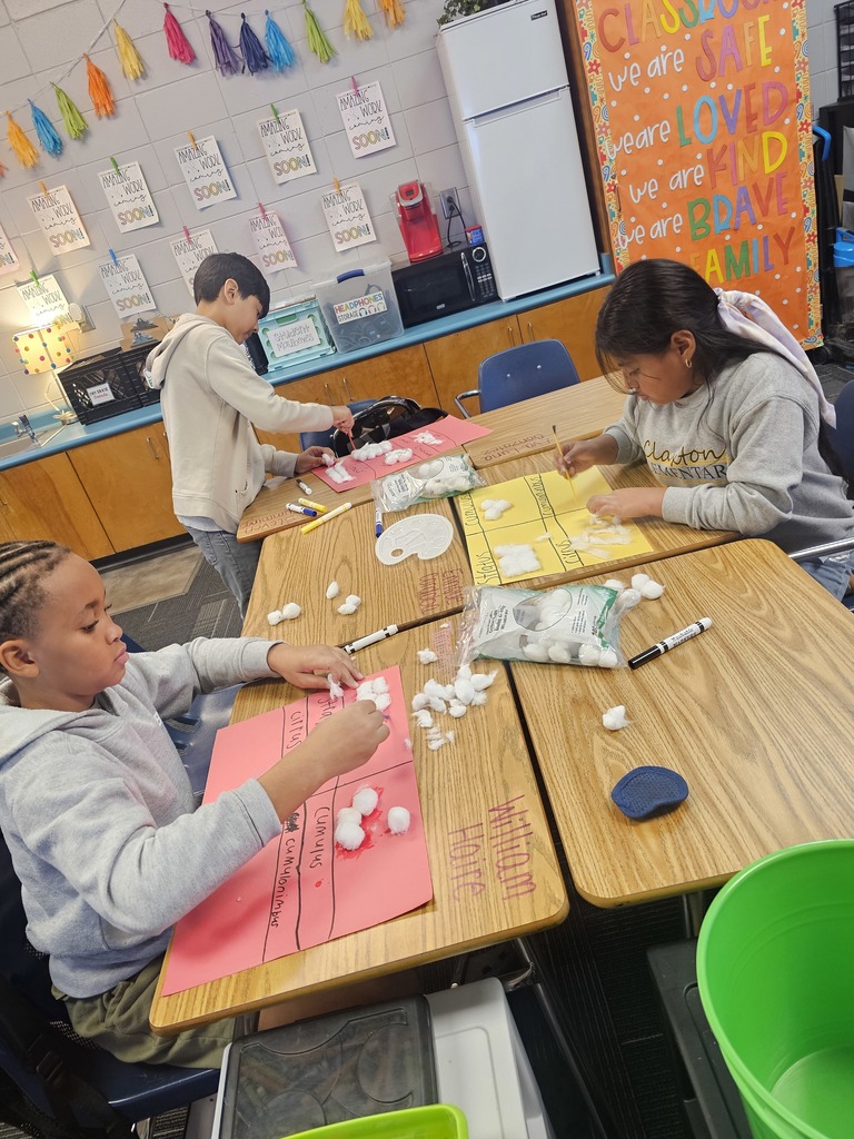 Students working on their cloud project