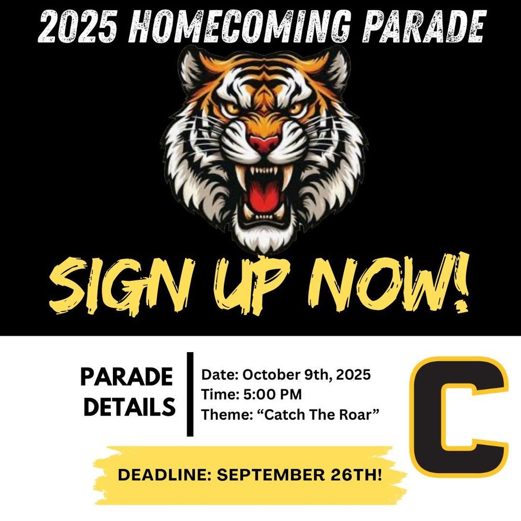 2025 Homecoming Parade Sign Up Now!