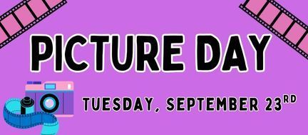 Picture Day: Tuesday, September 23rd
