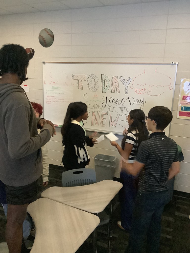 Image showing 📚✨ Coach Lanier’s Government classes have been diving deep into the Executive Branch and the roles of the President! 🇺🇸 As part of their unit on foreign policy, students became leaders of fictional countries 🌍—representing economic aid, military aid, humanitarian aid, and technology. Each country first reflected on its own strengths 💪 and weaknesses 🤔, then worked with others to find ways to cooperate. The ultimate challenge? 🤝 To create a treaty that benefits all four nations—ensuring balance, fairness, and collaboration without one country dominating the rest. To prepare, students explored real-world examples like the Marshall Plan, 9/11 & NATO, and the Lend-Lease Act, connecting history to today’s global relationships. 🌐 We’re so proud of our Tigers for learning how cooperation and diplomacy shape the world! 🐅💛🖤 #ClaxtonTigers #GovernmentClass #ExecutiveBranch #FutureLeaders #ForeignPolicy #Teamwork #LearningByDoing #BlackAndGold