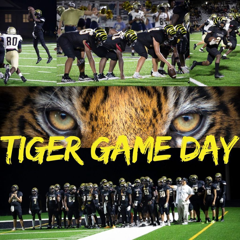 Tiger Game Day Football Players