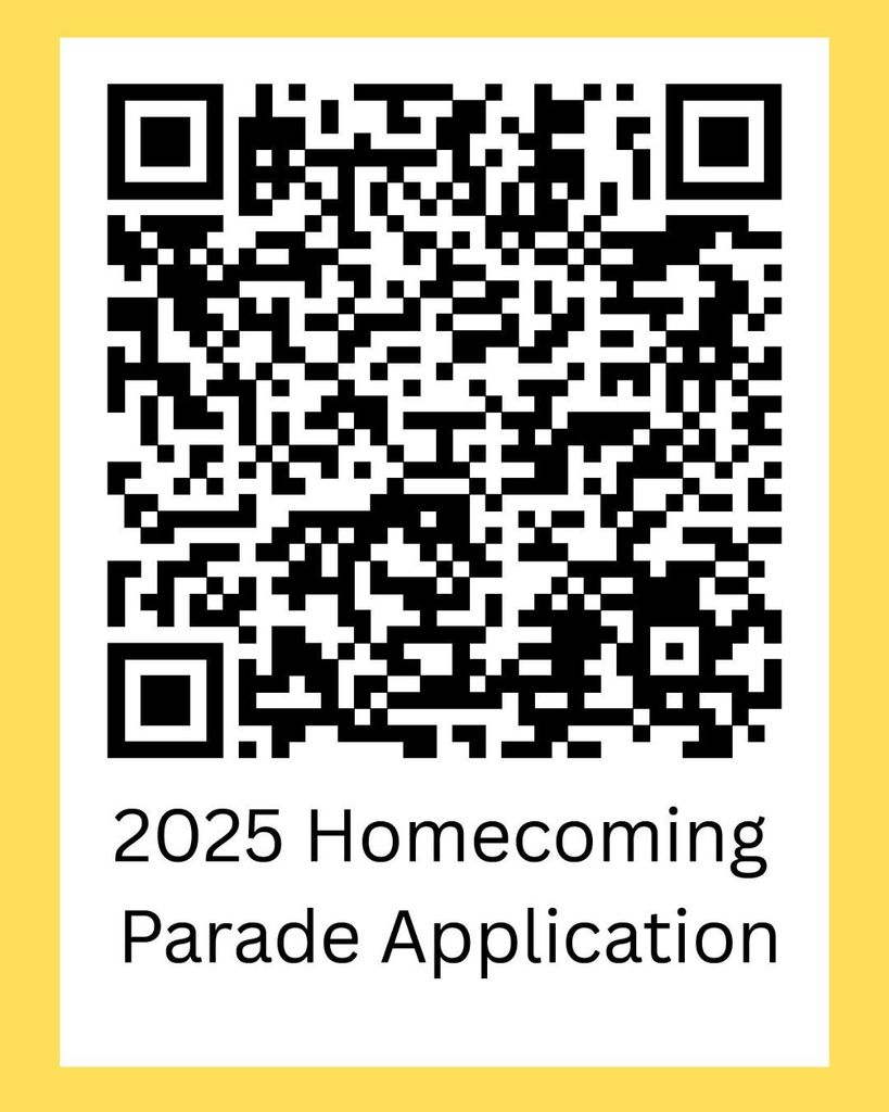 QR Code for Homecoming Parade Application