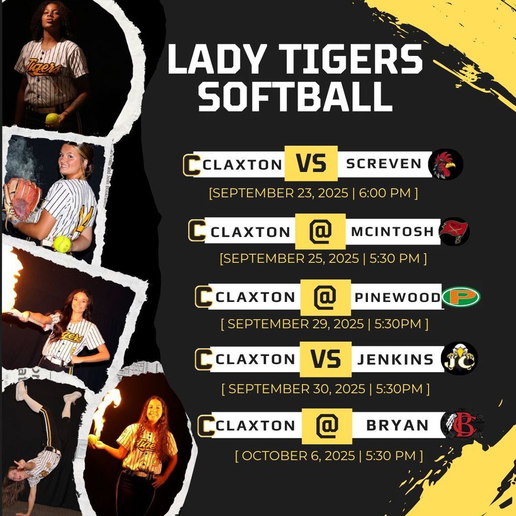 Senior Softball Players with Remaining Softball Schedule