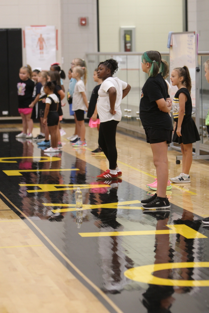 Image showing 🎉🐯 On Saturday, September 20th, 47 amazing Pre-K through 5th grade students joined the CHS football cheerleaders for the Annual Mini Cheer Camp! 💛🖤  OurTiger cubs learned the pre-game routine they’ll perform for our community at the Friday, September 26th football game against Bryan County. 🙌 They also discovered how to stunt, mastered what it means to show attention, and most importantly—how to bring spirit! 🎶✨  This energetic group of Tiger cubs truly understands what it means to Restore the Roar! 🐯🔥  📣 Come out to Tigertown on Friday, September 26th to support our Tiger Cubs as they perform alongside our Varsity Cheerleaders during pre-game! Let’s show them what Black & Gold pride is all about! 💛🖤  #RestoreTheRoar #TigerPride #ClaxtonTigers #FutureTigers #BlackAndGold #TigerSpirit 🐯🎉📣