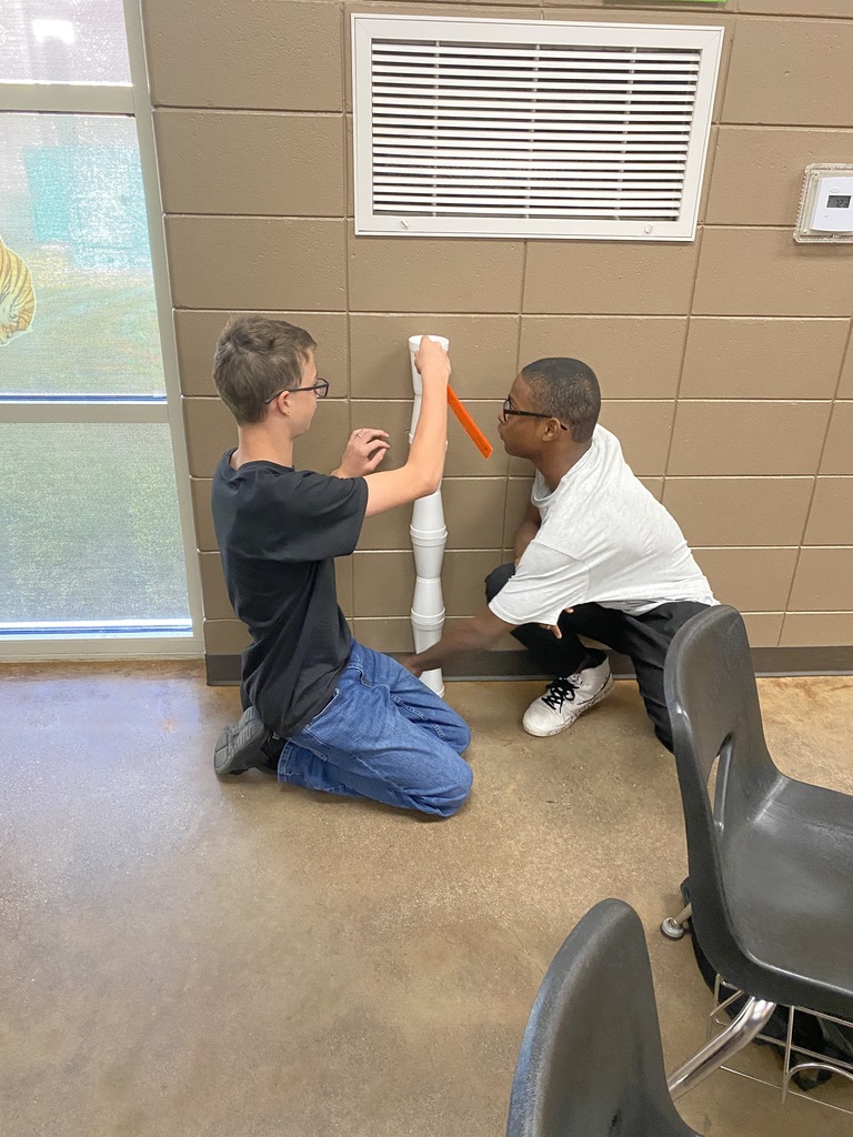 Hands-on Math Fun...Using cups to guess teacher's height