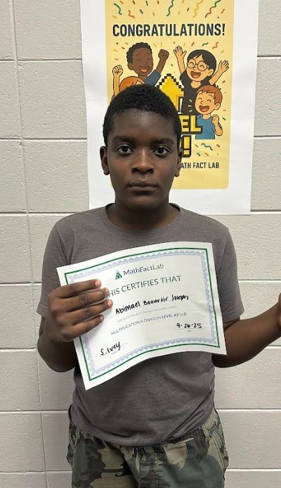 5th grade math students