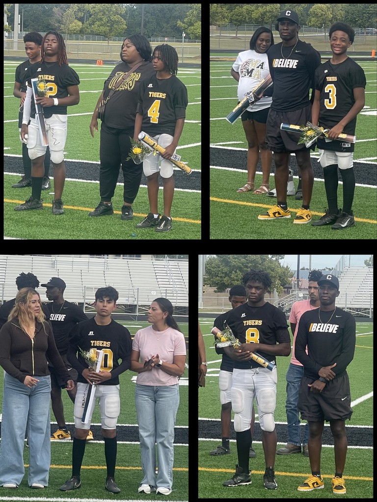 CMS 8th Grade Recognition for Football and Cheer