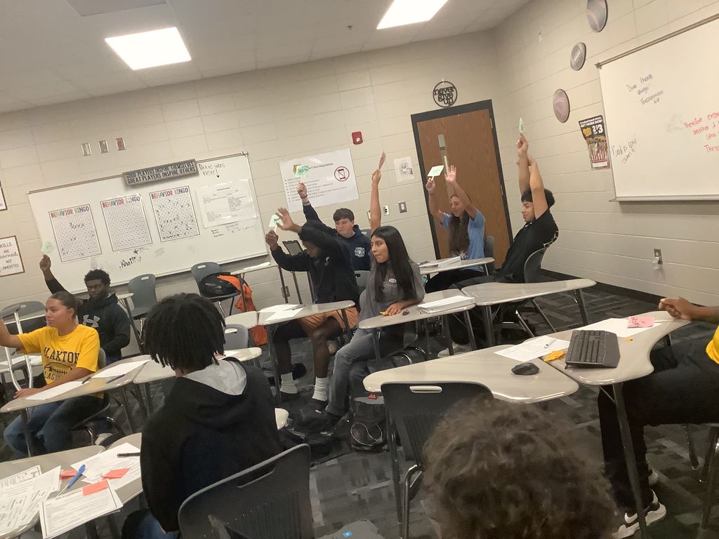 Image showing 📚✨ Our Government students FLIPPED the classroom this week! Instead of just sitting back and listening, they became the teachers—planning lessons, leading activities, and even creating assessments for their peers. 👩‍🏫👨‍🏫  This project gave students the chance to take ownership of their learning, strengthen communication & teamwork, and engage deeply with content they’ll see again on benchmarks. 💡🙌  They taught each other: 🏛 Legislative Branch – Bicameral legislature & how a bill becomes a law 🇺🇸 Executive Branch – Roles of the president & the line of succession ⚖️ Judicial Branch – Court jurisdiction & judicial activism vs. restraint  We’re so proud of the creativity, leadership, and collaboration our students demonstrated! 🐾💛🖤  #TheDen #ClaxtonHighSchool #BlackAndGold #StudentLeaders #ActiveLearning #CHSGovernment