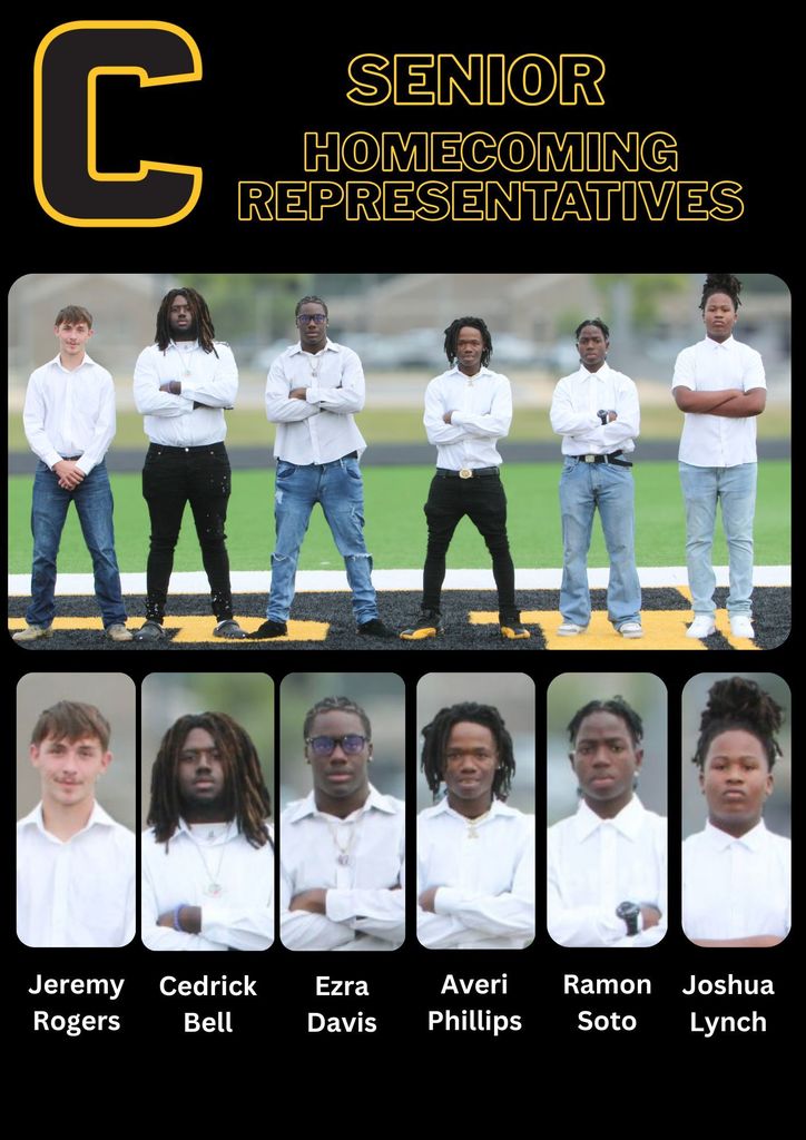 Senior King Homecoming Representatives