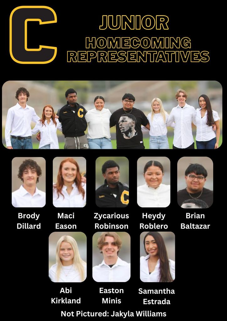 Junior Homecoming Representatives