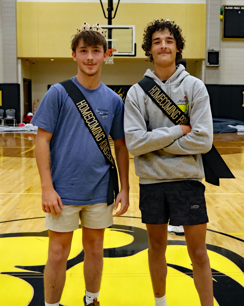 Image showing 🎉🏈 Homecoming Royalty 2025! 👑💛🖤  On Friday, October 10, 2025, during the cool and windy halftime of the Tigers v. Savannah High football game, senior Rosacela Estrada Silva was crowned the 2025 CHS Homecoming Queen, and her sister, junior Samantha Estrada Silva, was crowned Homecoming Princess! 👸👑  The Queen and Princess are the proud daughters of Teresa Silva and Pedro Estrada. Rosacela was escorted by her father, Pedro, and Samantha was escorted by her mother, Teresa. 💐 Trinity Lavant, the 2024 Homecoming Queen and current Georgia Southern University student, assisted in crowning her successors. 💛💙  ✨ Homecoming Court Members ✨ 👩‍🎓 Seniors: Kamryn Carter, Ansley Crosby, Gaby Francis, Jayda Jordan, Brianna Pittman 👩‍🎓 Juniors: Maci Eason, Abi Kirkland, Heydy Roblero-Ramos, Jakyla Williams 👩‍🎓 Sophomores: Anahi Dominguez, Angel Smith 👩‍🎓 Freshmen: Irie Battle, La’Lanee Fields  During the Pep Rally on Friday afternoon, Jeremy Rogers was crowned Homecoming King, and Brody Dillard was crowned Homecoming Prince! 🤴👑  👏 A big Tiger thank-you to everyone who made Homecoming Week 2025 such a success — our faculty, staff, students, community partners, and Evans County Schools alumni. Thank you for showing your Tiger Pride and helping us Paint the Town Black and Gold! 🐅🖤💛  #CHSHomecoming2025 #TigerPride #GoTigers #BlackAndGold #ClaxtonHigh #HomecomingRoyalty #WeAreEvansCounty #TigersForever #CommunityStrong