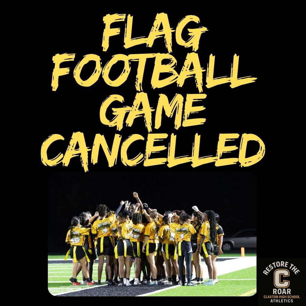 Flag Football Game Today Cancelled