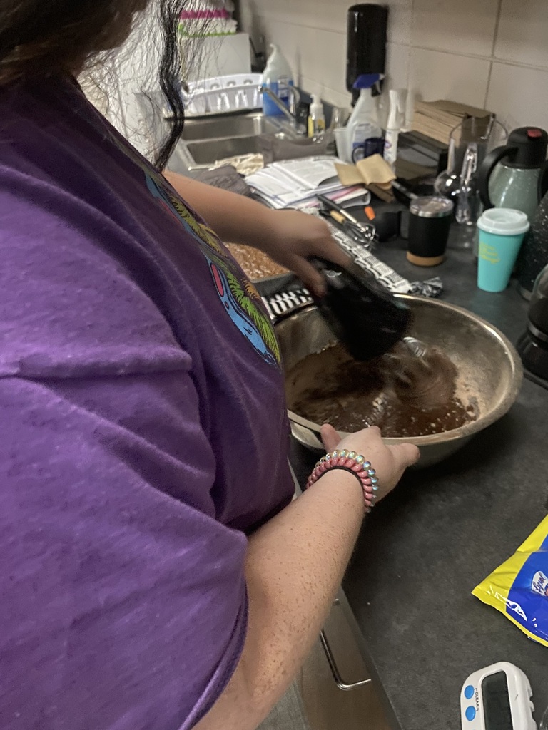 Image showing Learning is delicious and essential! 🧠 Students in Ms. Johnson's, Ms. McNeal's, and Ms. Martin's classes got hands-on with a fantastic cooking lesson today. 🧑🍳 They practiced critical life skills by reading and following a recipe precisely, all while getting a taste of STEM! 🍎 This fun, interdisciplinary activity demonstrated exactly how math (measurements, fractions!) and science (chemical reactions, heat!) work together to create something amazing. From measuring ingredients to enjoying the final product, these students proved that following directions and teamwork lead to sweet success! Great job, everyone! 👏 #TheDEN #STEMinAction #CookingClass #LifeSkills #MathAndScience #FollowTheRecipe 📚🧁