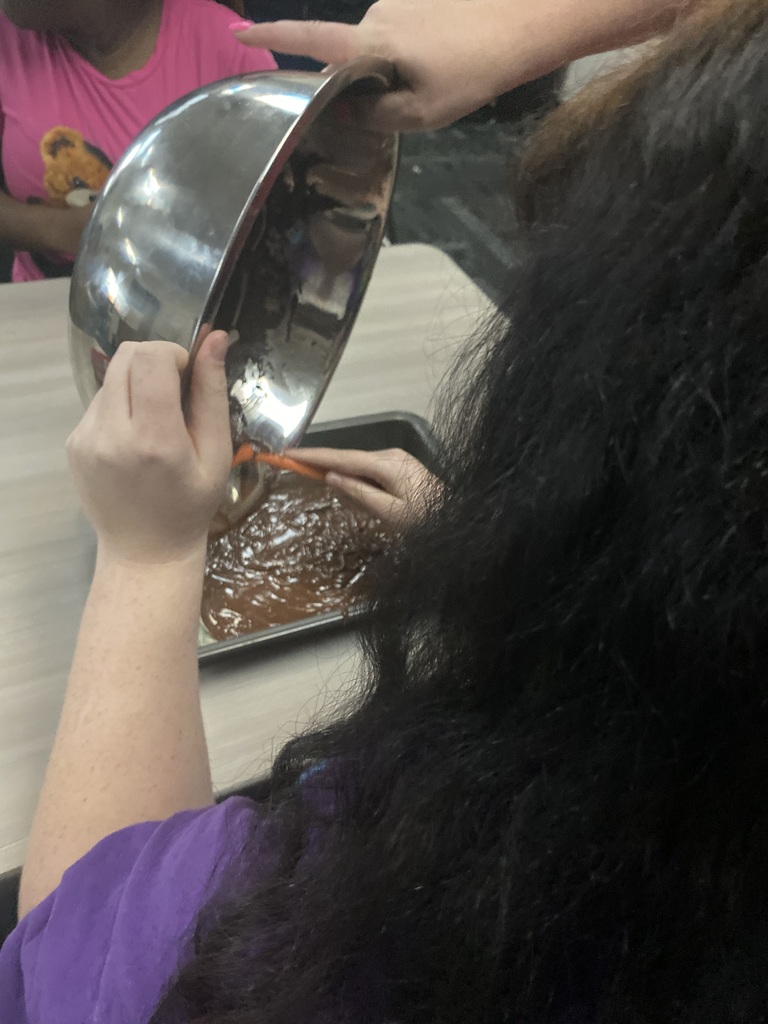 Image showing Learning is delicious and essential! 🧠 Students in Ms. Johnson's, Ms. McNeal's, and Ms. Martin's classes got hands-on with a fantastic cooking lesson today. 🧑🍳 They practiced critical life skills by reading and following a recipe precisely, all while getting a taste of STEM! 🍎 This fun, interdisciplinary activity demonstrated exactly how math (measurements, fractions!) and science (chemical reactions, heat!) work together to create something amazing. From measuring ingredients to enjoying the final product, these students proved that following directions and teamwork lead to sweet success! Great job, everyone! 👏 #TheDEN #STEMinAction #CookingClass #LifeSkills #MathAndScience #FollowTheRecipe 📚🧁