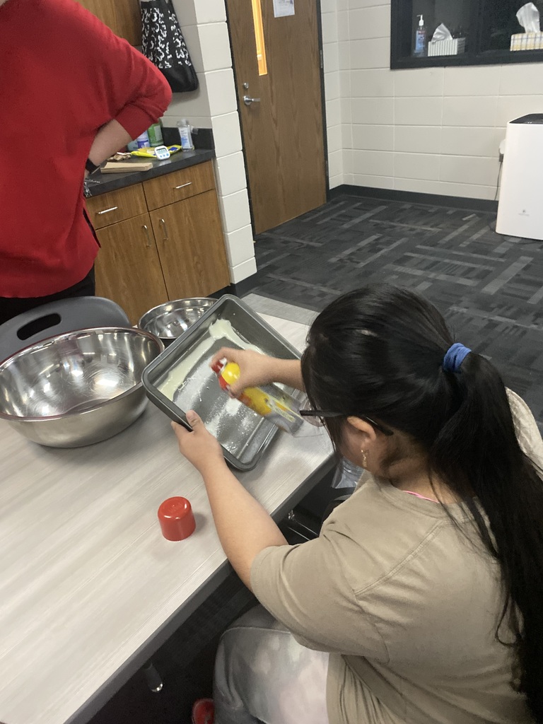 Image showing Learning is delicious and essential! 🧠 Students in Ms. Johnson's, Ms. McNeal's, and Ms. Martin's classes got hands-on with a fantastic cooking lesson today. 🧑🍳 They practiced critical life skills by reading and following a recipe precisely, all while getting a taste of STEM! 🍎 This fun, interdisciplinary activity demonstrated exactly how math (measurements, fractions!) and science (chemical reactions, heat!) work together to create something amazing. From measuring ingredients to enjoying the final product, these students proved that following directions and teamwork lead to sweet success! Great job, everyone! 👏 #TheDEN #STEMinAction #CookingClass #LifeSkills #MathAndScience #FollowTheRecipe 📚🧁