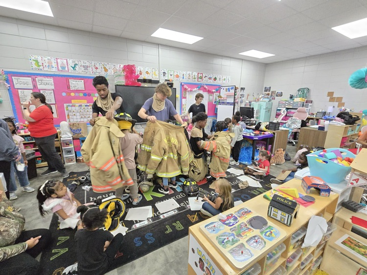 PreK and firefighting recruits