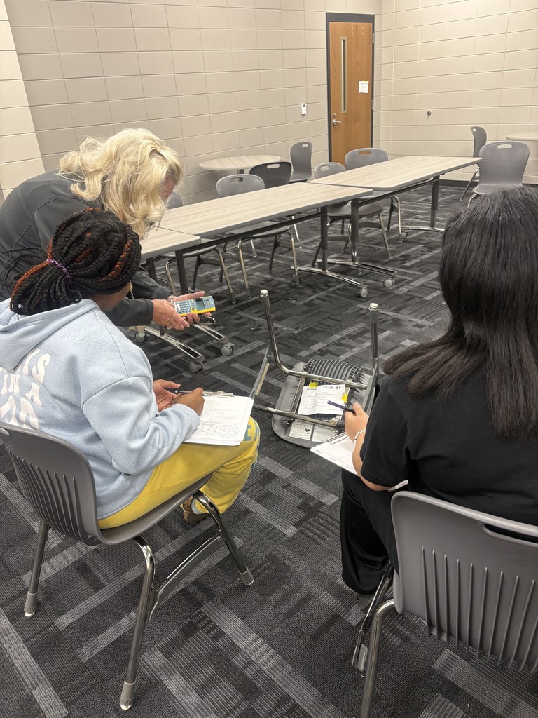 Image showing WHO 🔪 WHAT 🧠 WHERE 🧐 Students were deep into the ultimate math mystery! Ms. Selph's class turned into a detective agency, working in groups to solve the case of "The Murder of Ms. Selph." 🖤💛 To crack the clues—the suspect, the weapon, and the location—students had to correctly solve challenging conditional probability problems hidden throughout the room! It was a fantastic, hands-on application of complex math concepts. Great work, detectives! Way to use your brains to save the day (and learn math)! 🖤💛 #ConditionalProbability #MathMystery #SelphClass #EngagingMath #STEM 🔎