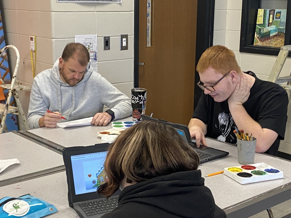 McLean observing in art