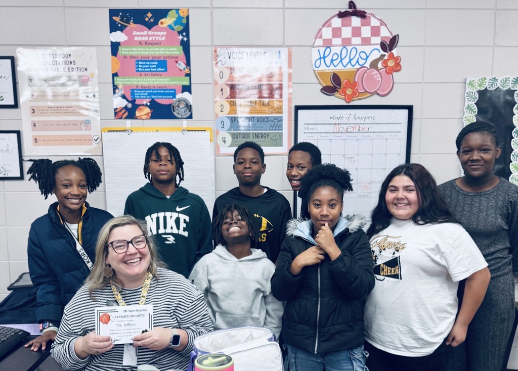 Miss Jeffers and her students