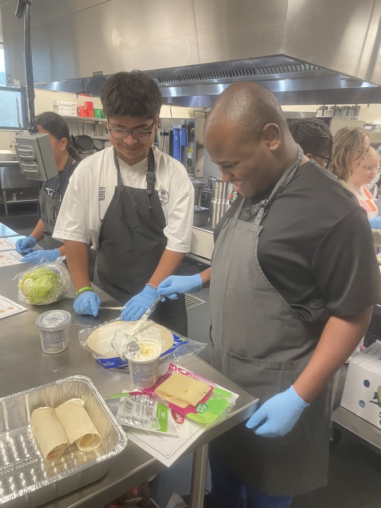 Image showing Confidence is Cooking! 🧑‍🍳  What a heartwarming "Friendsgiving" in Ms. Johnson, Ms. Keta, and Ms. Katie's class! Paired with CHS peer mentors, the students excelled in a collaborative cooking activity.  By taking on specific tasks and supporting one another, the students boosted their confidence in daily living tasks and strengthened their social interaction skills. Nothing beats the feeling of accomplishment—especially when it leads to a shared meal and great conversation about gratitude!  #FriendsgivingMeal #CHSStudents #PeerSupport #DailyLivingSkills #CookingConfidence