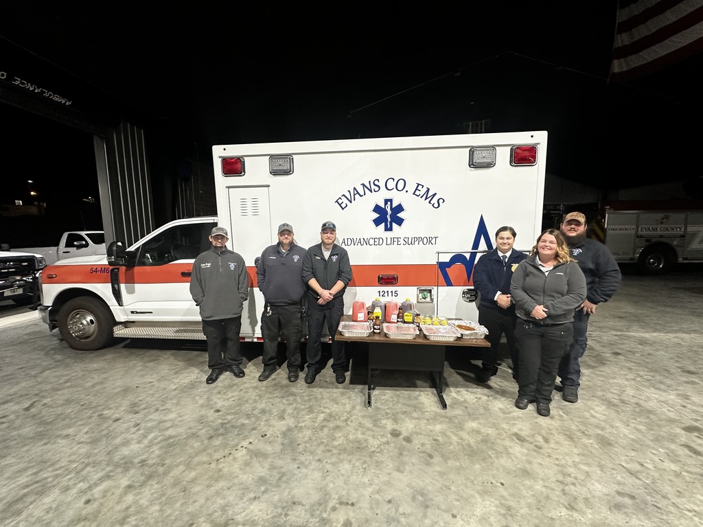 Image showing A Heartfelt Thank You! 🦃🙏  Thank you to all the CHS FFA members and their families who attended our first annual Thanksgiving Dinner! It was a truly great time of food, fellowship, and community. We appreciate everyone who contributed to the feast! 🖤💛  We were happy to extend the spirit of giving after the dinner was over by sharing some of our extra food with our incredible Evans County first responders. Thank you for all you do for our community! 🚒🚓  #TheDEN #ClaxtonFFA #FFAFamily #ThanksgivingDinner #FirstResponders