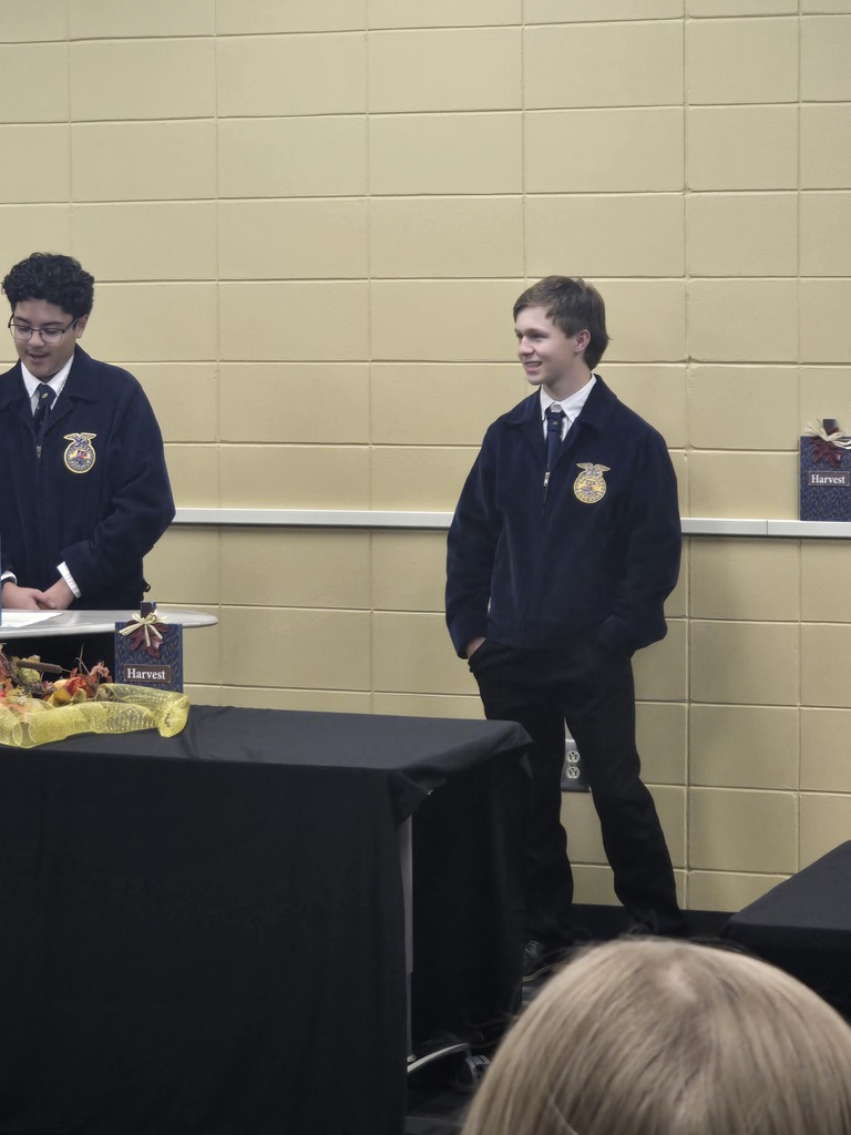 Image showing A Heartfelt Thank You! 🦃🙏  Thank you to all the CHS FFA members and their families who attended our first annual Thanksgiving Dinner! It was a truly great time of food, fellowship, and community. We appreciate everyone who contributed to the feast! 🖤💛  We were happy to extend the spirit of giving after the dinner was over by sharing some of our extra food with our incredible Evans County first responders. Thank you for all you do for our community! 🚒🚓  #TheDEN #ClaxtonFFA #FFAFamily #ThanksgivingDinner #FirstResponders