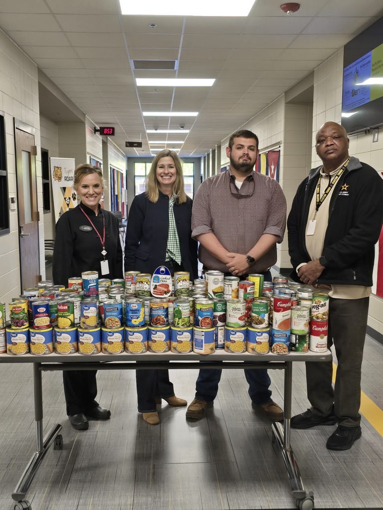 Image showing Thank You for Your Generosity! 🙏  A big thank you to everyone who contributed to the CTAE clubs' (FBLA, FCCLA, FFA, HOSA) Canned Food Drive before Thanksgiving break! We successfully collected items for the Evans County Christian Food Bank. 🥫  We also send our deepest gratitude to the volunteers and staff at the Food Bank. Thank you for giving your time and helping those in need! 🌟  #TheDEN #CTAE #FoodDrive #EvansCountyGives #Thankful