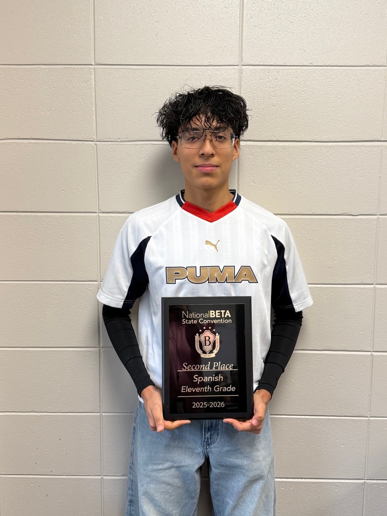 Image showing 🌟 CHS Beta Club is Wired for National Success! 🌟 We are bursting with pride for our Claxton High School Beta Students who attended the State Beta Convention in Savannah, GA! The students worked incredibly hard on projects centered around the theme, "Wired for Success." Their creativity, dedication, and teamwork paid off! 🖤💛  We are thrilled to announce that the following students earned a spot to compete at the National Beta Convention in Nashville, TN, in June 2026!  First Place National Qualifiers: Ramon Soto Dentil (12th Grade Spanish)  Allison Martinez (Fiber Arts - Division 1)  Amy Allende-Muthe (Onsite Cake Decorating - Division 1)  Joselin Baltazar-Venagas (Hand Drawn Anime - Division 2)  Other National Qualifiers: 2nd Place: Gabriel Trejo Samano (11th Grade Spanish)  4th Place: Gaby Francis (3D Design)  5th Place: Hannah Hendrix (12th Grade Health/Physical Education)  Congratulations to all our qualifiers! Your hard work is an inspiration. Nashville, here we come! 🚀  #CHSBeta #NationalQualifiers #BetaConvention #WiredForSuccess #StudentAchievement 🏆