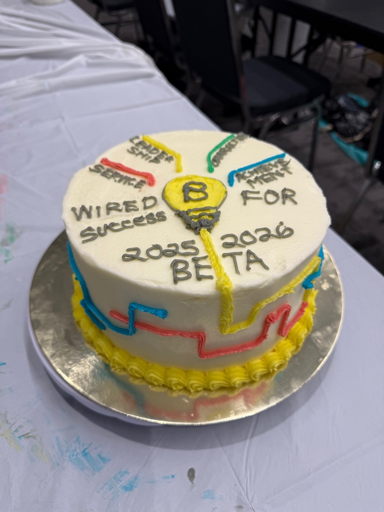 Image showing 🌟 CHS Beta Club is Wired for National Success! 🌟 We are bursting with pride for our Claxton High School Beta Students who attended the State Beta Convention in Savannah, GA! The students worked incredibly hard on projects centered around the theme, "Wired for Success." Their creativity, dedication, and teamwork paid off! 🖤💛  We are thrilled to announce that the following students earned a spot to compete at the National Beta Convention in Nashville, TN, in June 2026!  First Place National Qualifiers: Ramon Soto Dentil (12th Grade Spanish)  Allison Martinez (Fiber Arts - Division 1)  Amy Allende-Muthe (Onsite Cake Decorating - Division 1)  Joselin Baltazar-Venagas (Hand Drawn Anime - Division 2)  Other National Qualifiers: 2nd Place: Gabriel Trejo Samano (11th Grade Spanish)  4th Place: Gaby Francis (3D Design)  5th Place: Hannah Hendrix (12th Grade Health/Physical Education)  Congratulations to all our qualifiers! Your hard work is an inspiration. Nashville, here we come! 🚀  #CHSBeta #NationalQualifiers #BetaConvention #WiredForSuccess #StudentAchievement 🏆