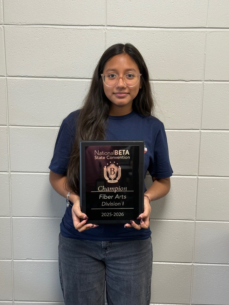 Image showing 🌟 CHS Beta Club is Wired for National Success! 🌟 We are bursting with pride for our Claxton High School Beta Students who attended the State Beta Convention in Savannah, GA! The students worked incredibly hard on projects centered around the theme, "Wired for Success." Their creativity, dedication, and teamwork paid off! 🖤💛 We are thrilled to announce that the following students earned a spot to compete at the National Beta Convention in Nashville, TN, in June 2026! First Place National Qualifiers: Ramon Soto Dentil (12th Grade Spanish) Allison Martinez (Fiber Arts - Division 1) Amy Allende-Muthe (Onsite Cake Decorating - Division 1) Joselin Baltazar-Venagas (Hand Drawn Anime - Division 2) Other National Qualifiers: 2nd Place: Gabriel Trejo Samano (11th Grade Spanish) 4th Place: Gaby Francis (3D Design) 5th Place: Hannah Hendrix (12th Grade Health/Physical Education) Congratulations to all our qualifiers! Your hard work is an inspiration. Nashville, here we come! 🚀 #CHSBeta #NationalQualifiers #BetaConvention #WiredForSuccess #StudentAchievement 🏆