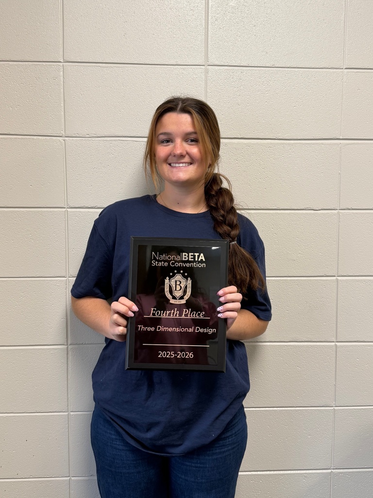 Image showing 🌟 CHS Beta Club is Wired for National Success! 🌟 We are bursting with pride for our Claxton High School Beta Students who attended the State Beta Convention in Savannah, GA! The students worked incredibly hard on projects centered around the theme, "Wired for Success." Their creativity, dedication, and teamwork paid off! 🖤💛 We are thrilled to announce that the following students earned a spot to compete at the National Beta Convention in Nashville, TN, in June 2026! First Place National Qualifiers: Ramon Soto Dentil (12th Grade Spanish) Allison Martinez (Fiber Arts - Division 1) Amy Allende-Muthe (Onsite Cake Decorating - Division 1) Joselin Baltazar-Venagas (Hand Drawn Anime - Division 2) Other National Qualifiers: 2nd Place: Gabriel Trejo Samano (11th Grade Spanish) 4th Place: Gaby Francis (3D Design) 5th Place: Hannah Hendrix (12th Grade Health/Physical Education) Congratulations to all our qualifiers! Your hard work is an inspiration. Nashville, here we come! 🚀 #CHSBeta #NationalQualifiers #BetaConvention #WiredForSuccess #StudentAchievement 🏆