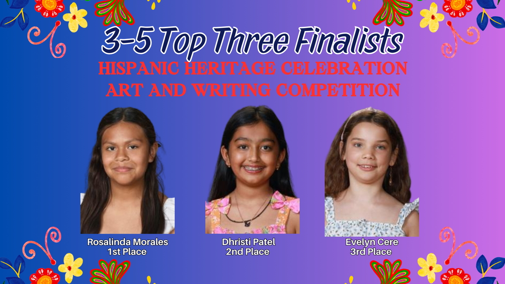 3-5 Top Three Finalists Hispanic Heritage 