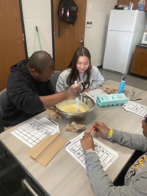 Image showing Guacamole, Cupcakes, and Great Teamwork! 🥑🧁  The CHS peer group had a busy and productive day in the kitchen! The group worked together to prepare a student-selected menu of fresh guacamole and delicious cupcakes.  While the food was fantastic, the real focus was on mastering the "ingredients" of a successful team. Students practiced:  Clear Communication: Keeping everyone on the same page.  Mutual Support: Helping teammates cross the finish line.  Organization: Maintaining a tidy and efficient workspace.  By staying organized and supporting one another, our students ensured a smooth and efficient food prep process. Great job to all our student chefs! 🖤💛  #LifeSkills #Teamwork #KitchenSkills #StudentSelected #TigerPride