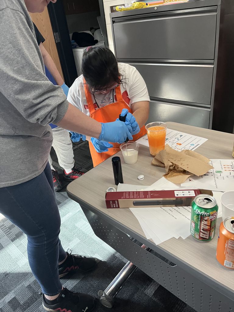 Image showing Beyond the Worksheet: Real-World Budgeting in Ms. Johnson’s Class 📉💰  If you walk by Ms. Johnson’s room, you might see students hard at work on creating various beverages for the Drink Cart orders that faculty and staff have ordered, but the real magic is happening behind the scenes with the students' monthly budgets.  Students are learning that a paycheck is more than just spending money—it's about responsibility. By using the "earnings" from their time working at the Drink Cart to pay for simulated "living expenses" (rent, phone bills, and utilities), they are developing the habits they need for life after graduation.  Once the bills are settled, the remaining "profit" can be used for snacks and drinks. This hands-on approach to budgeting turns abstract math into a tangible life skill. Great job, Ms. Johnson. Ms. Martin, Ms. McNeal, and students! We hear from faculty and staff that the drinks are delicious!  #Adulting101 #BudgetingSkills #CareerPrep #TigerPride