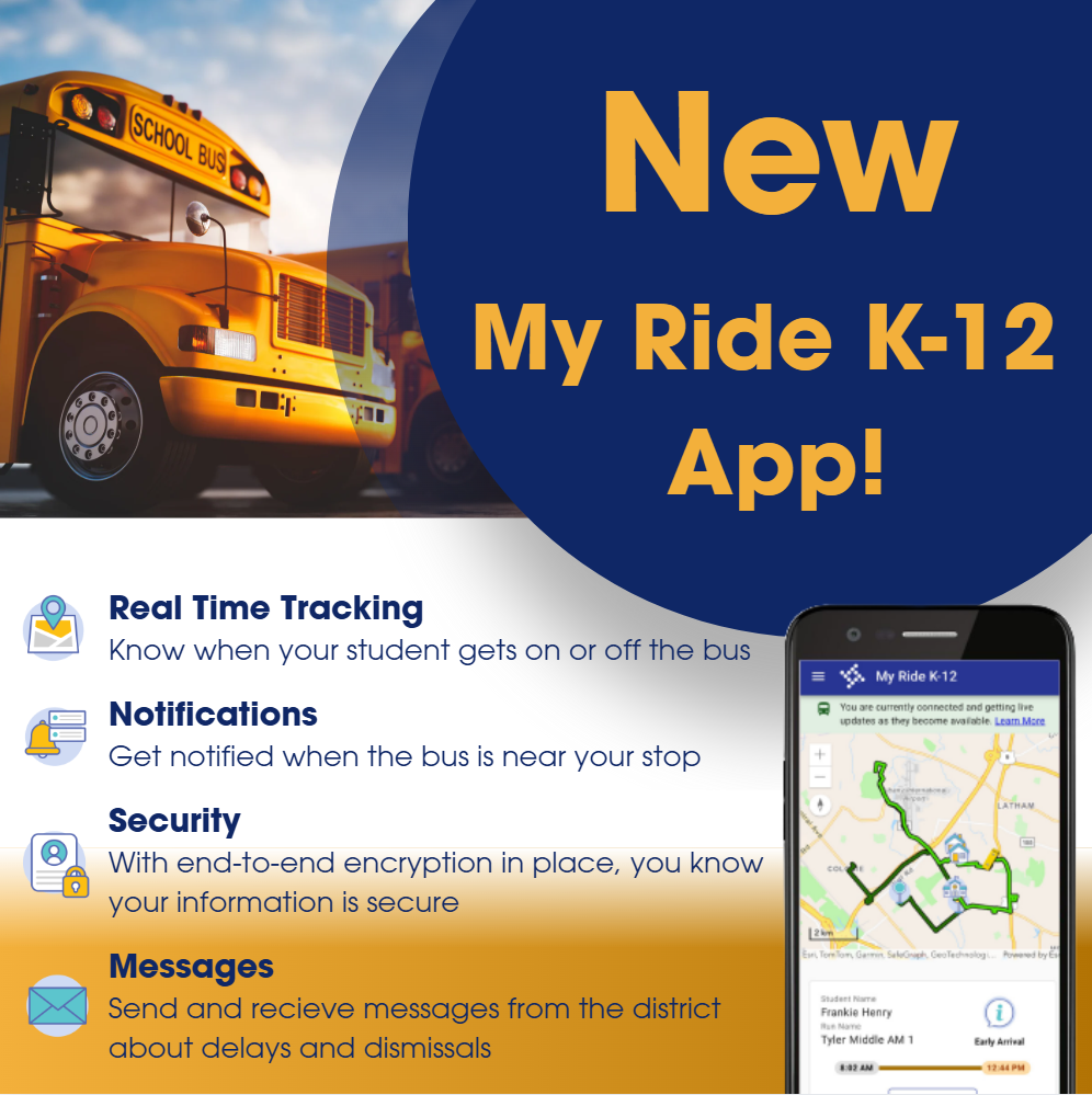 New My Ride K-12 App!